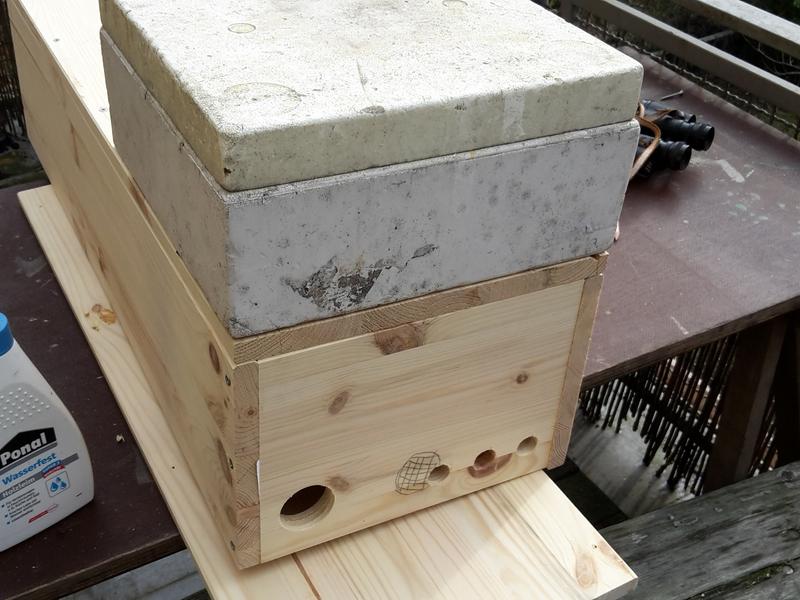 Fütterung von oben mit Miniplus-Fütterer (Foto: Gunnar Weidt)