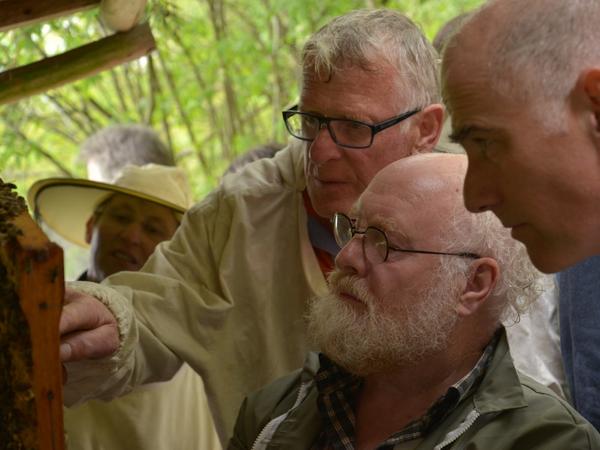 Albert Muller bildet Imker aus. (Foto: Mellifera e. V.)