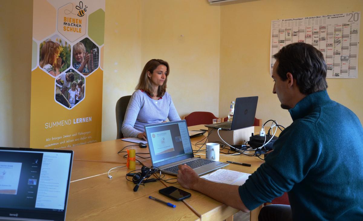 Die Tagung "Bienen machen Schule" fand 2020 erstmals online statt. (Foto: Mellifera e. V.)