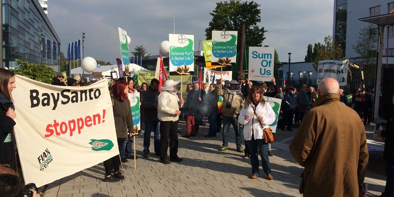 Stop Bayer/Monsanto (Foto: Mellifera e. V.)