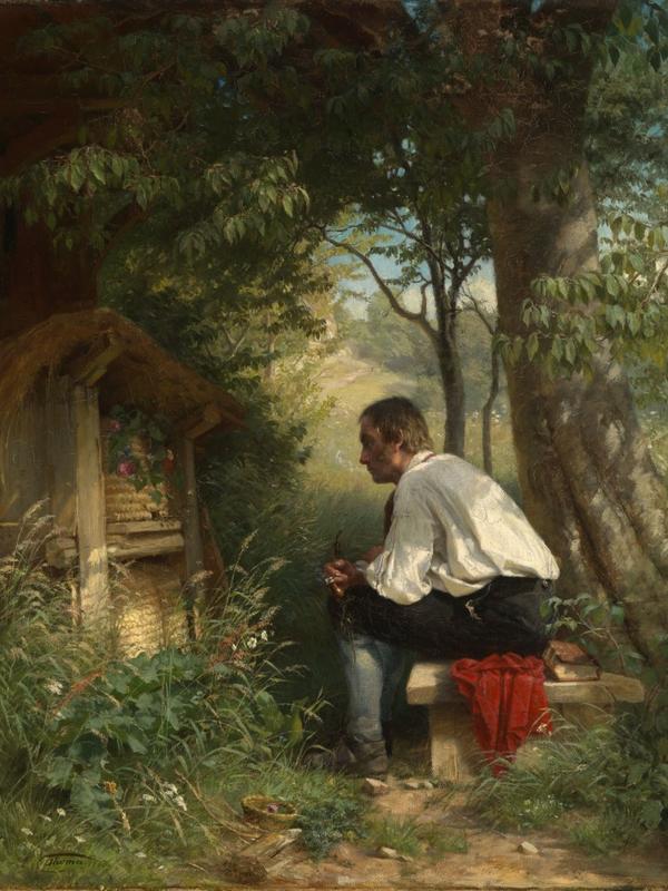 Hans Thoma - „Der Bienenfreund“. (Foto: Museum Wiesbaden)