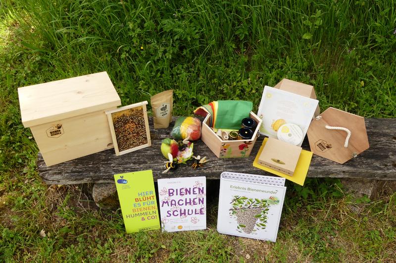 Das erste Musterexemplar des Erlebnis Bienenwunder-Sets f&uuml;r Kinderg&auml;rten. (Foto: Alica Kipp)