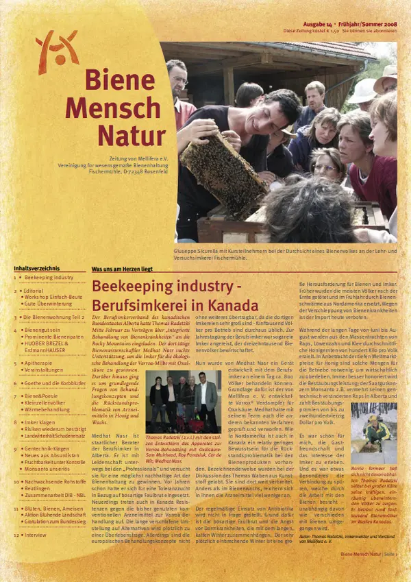 Cover BieneMenschNatur.14