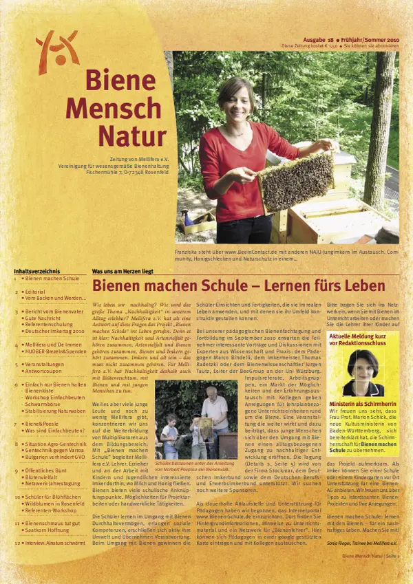 Cover BieneMenschNatur.18
