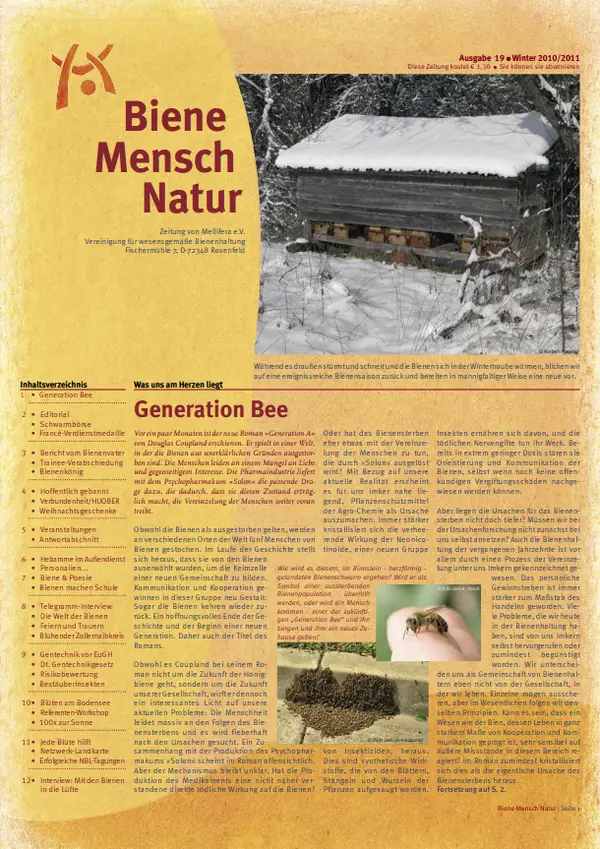 Cover BieneMenschNatur.19