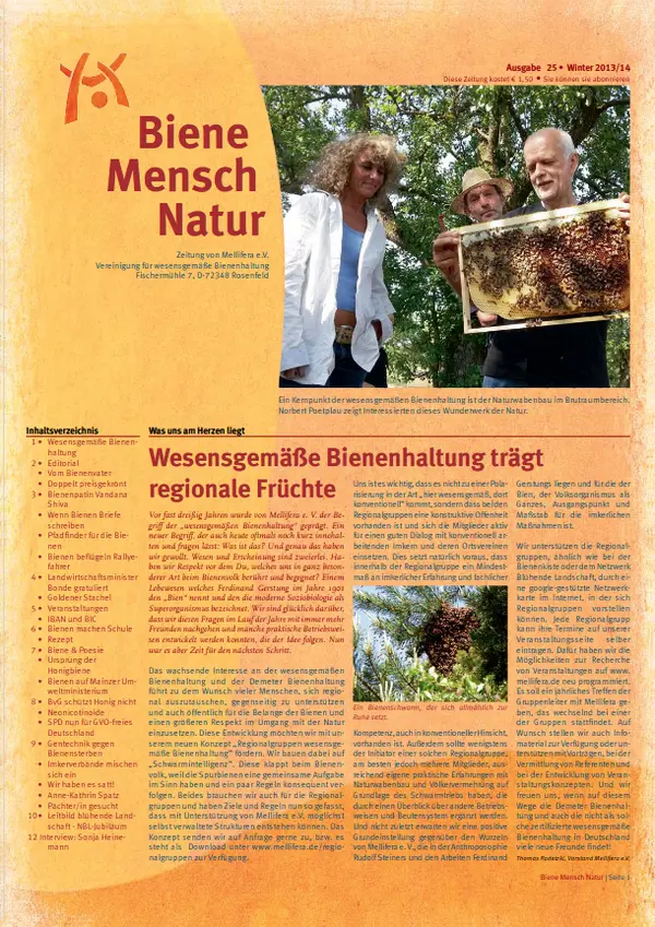 Cover BieneMenschNatur.25