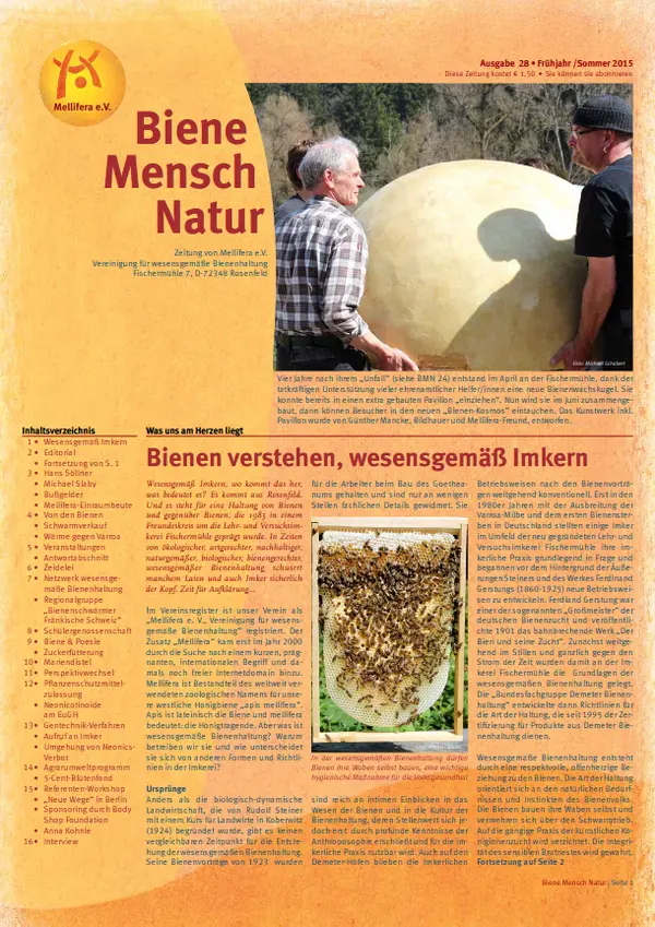 Cover BieneMenschNatur.28